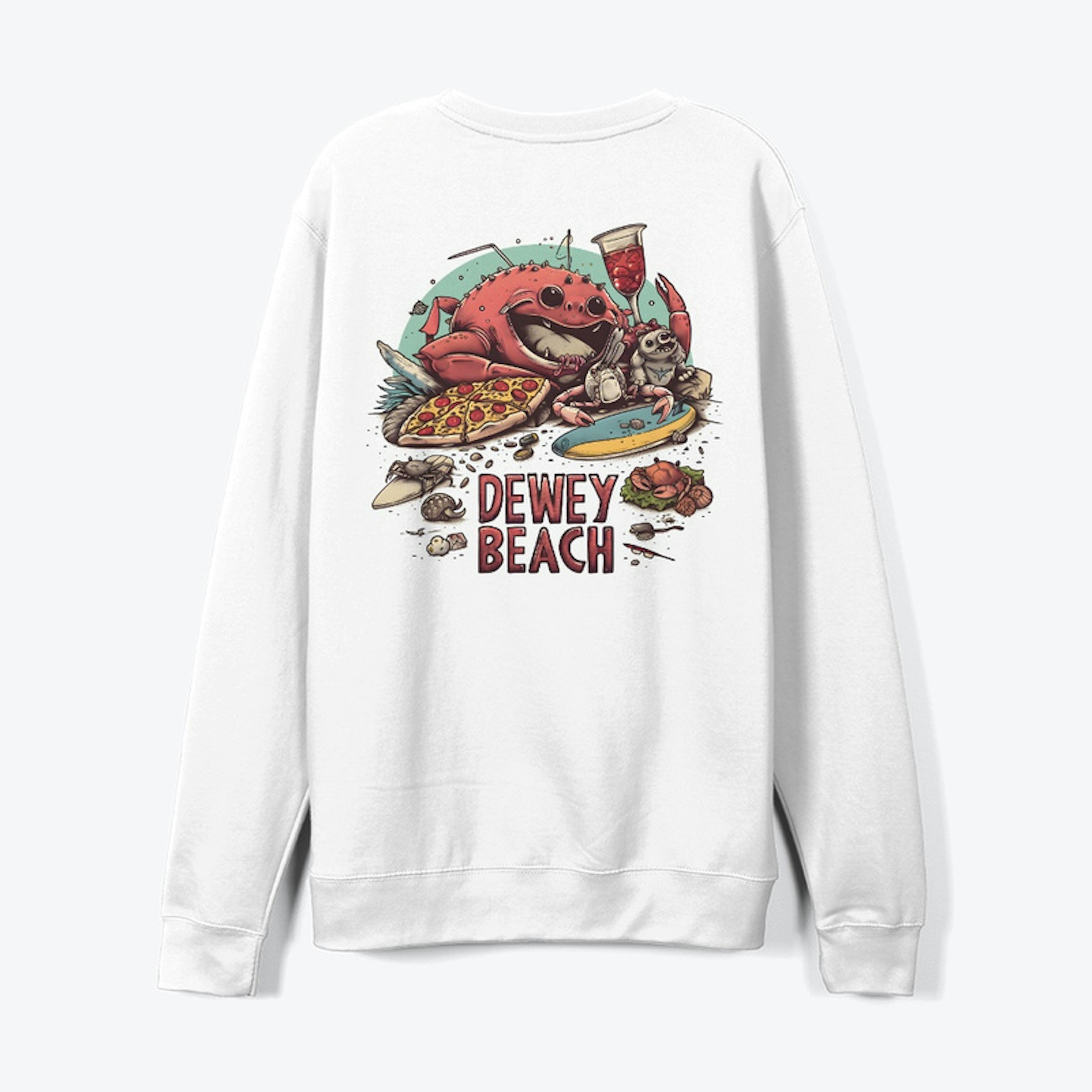 Crab Crewneck Two Sided