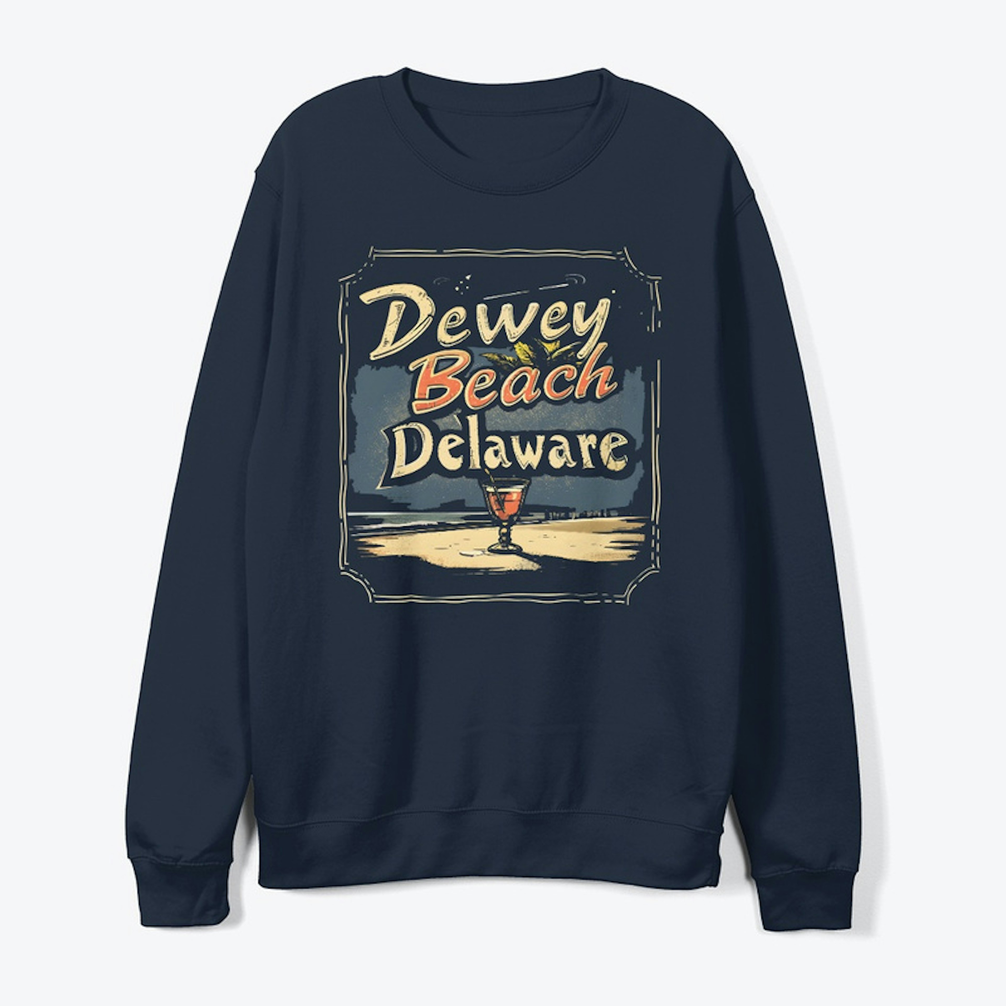 Beach Drink Crewneck (Front Only) 